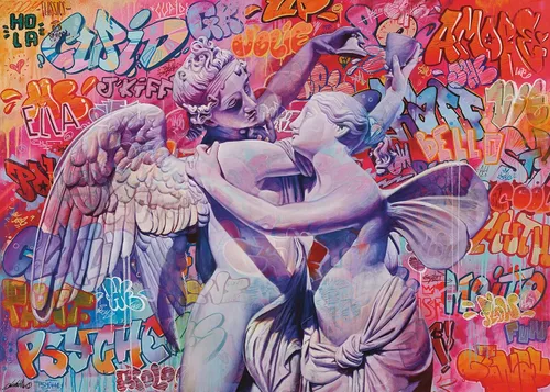 Ravensburger Cupid and Psyche in Love - Rompecabezas de 1000 piezas para adultos - 12000416 - Herramientas hechas a mano, fabricado en Alemania,