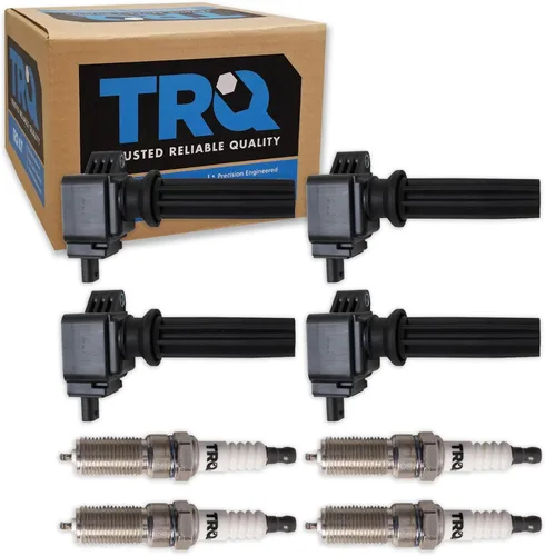 Miniatura 106 de Kit de Bobina de Encendido y Bujía TRQ 8 Piezas Bujías de Iridio Compatibles con Mercedes-Benz C250 2012-2015 y SLK250 2012-2015
