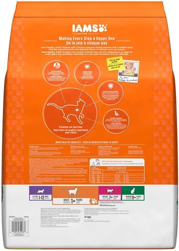 Miniatura 4 de Iams Proactive Health - Comida seca para gatos con receta de pollo original para adultos, 17.4 libras