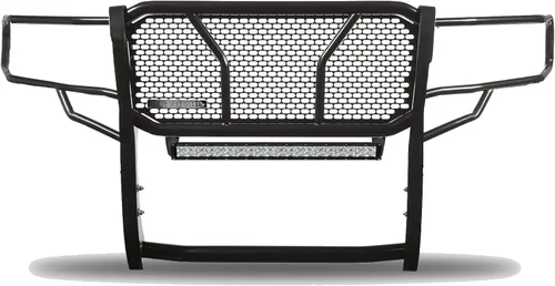 Miniatura 3 de Black Horse - Cepillo de rejilla resistente modular negro con luz LED de doble fila de 20 pulgadas, compatible con Toyota Tacoma-RU-TOTA16-B-KIT