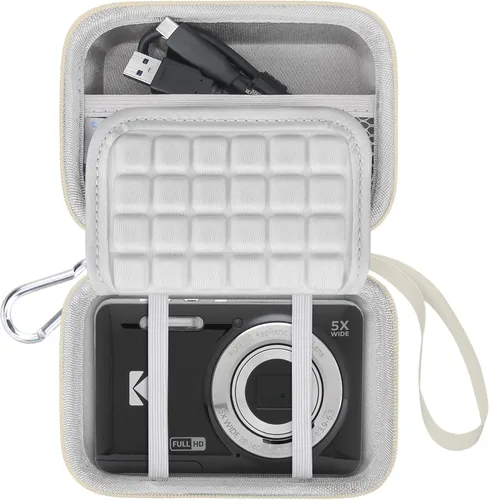 Miniatura 10 de Lacdo Funda para cámara KODAK PIXPRO FZ55 / FZ45 / FZ53 / FZ43 16MP Vlogging bolsa de almacenamiento para cámara de almacenamiento, bolsa de malla