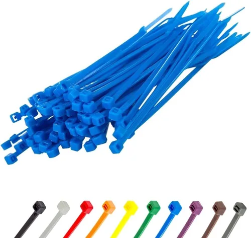 Miniatura 42 de GTSE - Paquete de 100 bridas con cremallera de 20.3 cm, color plateado/gris, 8.06 kg de resistencia, bridas de nailon grises resistentes a los rayos