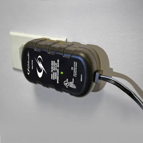 Miniatura 4 de Schumacher Electric 0.8 A Cargador y mantenedor de batería de coche, solución 2 en 1, para baterías de 12 V de deportes acuáticos, automotrices