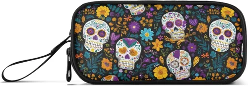 Miniatura 14 de Fisyme Estuche para lápices de texto con números negros de béisbol, caja de gran capacidad, organizador de papelería, bolsa personalizada