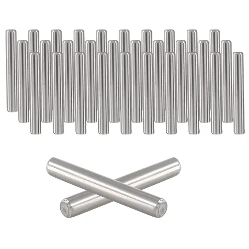 Miniatura 5 de 100 piezas de pasadores de pasador de acero inoxidable de 0.157 in x 1.181 in de acero inoxidable para gabinete, muebles, accesorios de repuesto