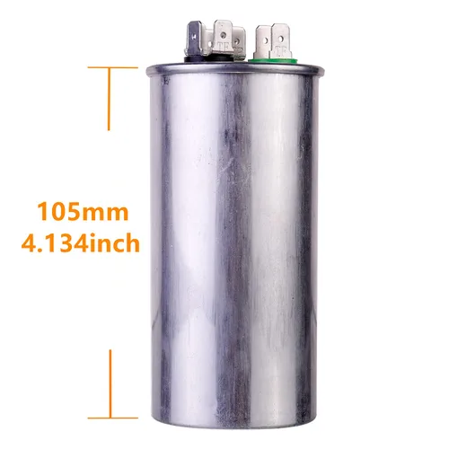 Miniatura 3 de 35/5 uF 35+5 MFD ±6% 370V/440V CBB65B Condensador de CA Condensador Redondo de Doble Funcionamiento de Reemplazo 35 5 uF MFD 370 440 voltios VCA