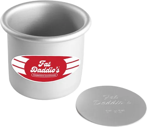 Miniatura 27 de Molde para tarta redondo de aluminio anodizado Fat Daddio con base extraíble, Plateado