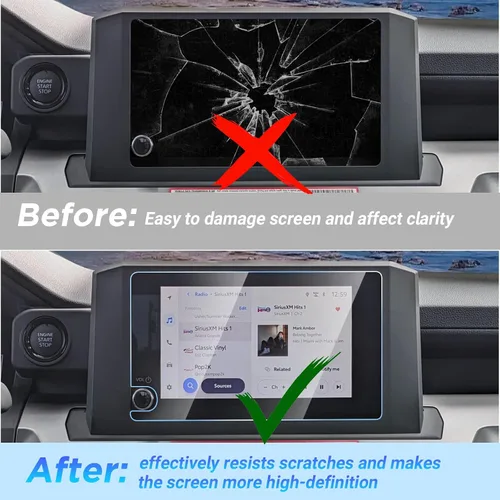 Miniatura 5 de Protector de pantalla compatible con Toyota Tacoma SR/SR5/TRD PreRunner 2024 2025 2026, accesorios de visualización Toyota 4Runner 2025-2026