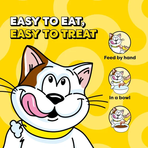 Miniatura 6 de Temptations Paquete variado de puré cremoso de golosinas para gatos lamibles, tubos de 0.42 onzas, 48