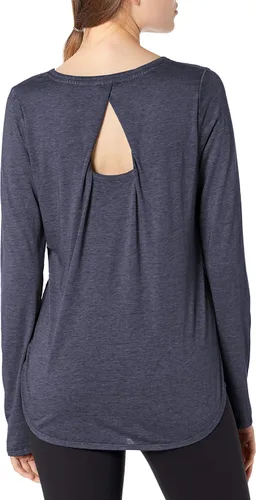 Miniatura 2 de Andrew Marc Sport Women's LS Scoop Neck WKeyhole Detail