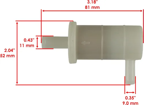 Miniatura 2 de Caltric Filtro de combustible compatible con Kawasaki Ninja ZX-6R ZX6R ZX600 ZX 600 1998 1999 2000 2001