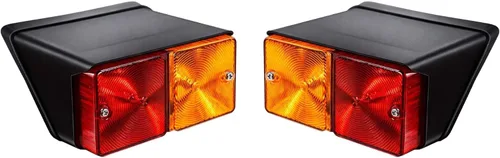 Ford New Holland Tractor Tail LIghts combinación de luces traseras con bombillas de 12 V para caja Fiat New Holland Tractor 231 2310 233 234 2600