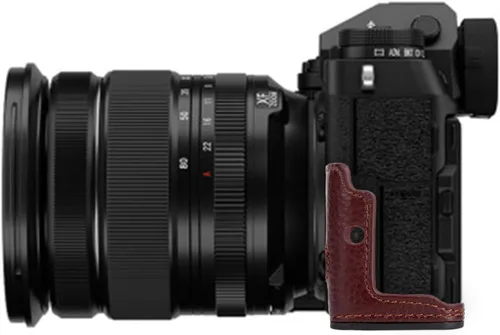 Miniatura 4 de Rieibi Fuji XT5 - Funda de piel auténtica de calidad para cámara digital Fujifilm X-T5 - Funda protectora para Fuji XT5 X-T5, café, fotografía