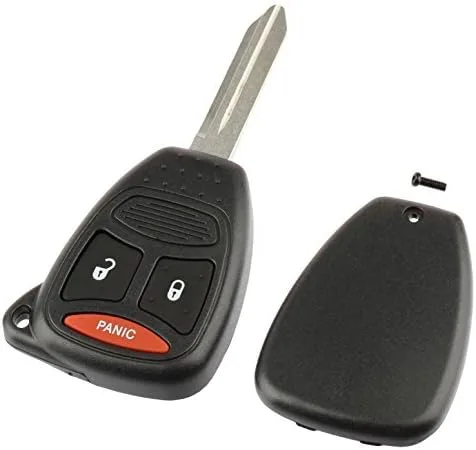 Carcasa de llave compatible con Dodge Caliber Dakota Durango Magnum Nitro Ram KOBDT04A