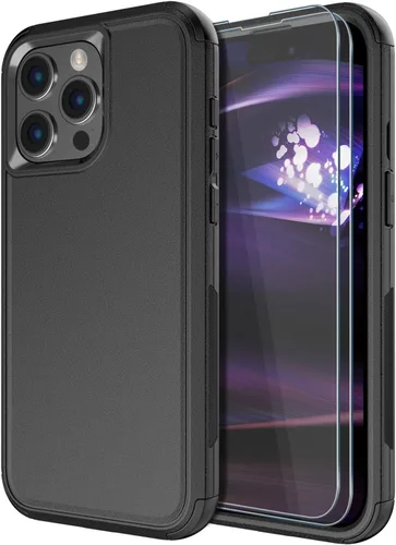 Miniatura 41 de Diverbox Funda para iPhone 15 Plus [a prueba de golpes] [a prueba de caídas] [protector de pantalla de vidrio templado], funda de protección