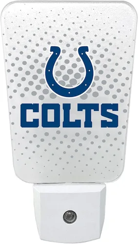 Miniatura 10 de Party Animal Luz nocturna LED del equipo de la NFL, con sensor automático y 3 ajustes de luz, diseño delgado de 5 pulgadas que se adapta a enchufes