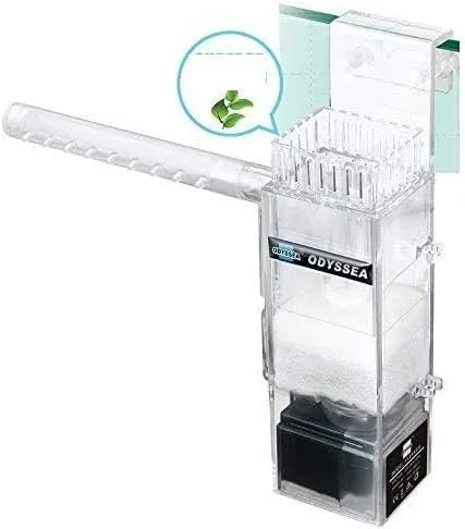 Marine Color Clean 100 Surface Skimmer - Filtro de acuario de 450 litros, bomba interna para tanques de agua dulce y marinos, elimina el aceite