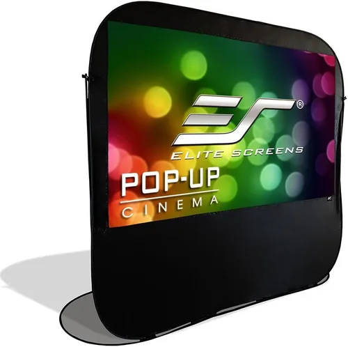 Elite Screens POP84H. Serie Pop-Up Cinema. Monitor de proyección para interiores y exteriores, de 84 pulgadas, diagonal de 16: 9. Portable.