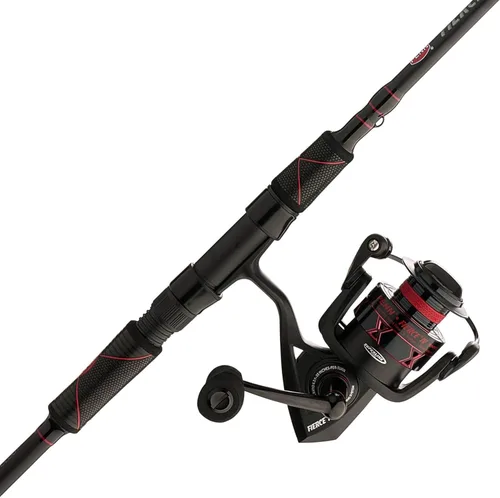 Miniatura 9 de PENN Fierce IV - Combo de carrete giratorio y caña de pescar