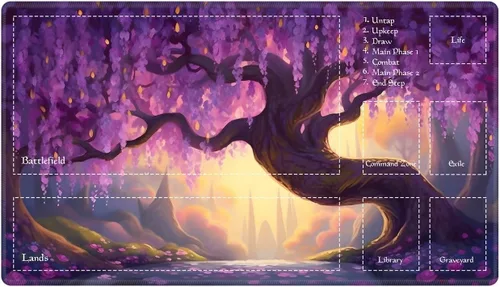Miniatura 115 de Alfombra de juego con zonas para juego de cartas MTG, alfombras de juego de mesa, alfombras de juego de mesa de Magic, 61x35.5 cm, alfombra de juego