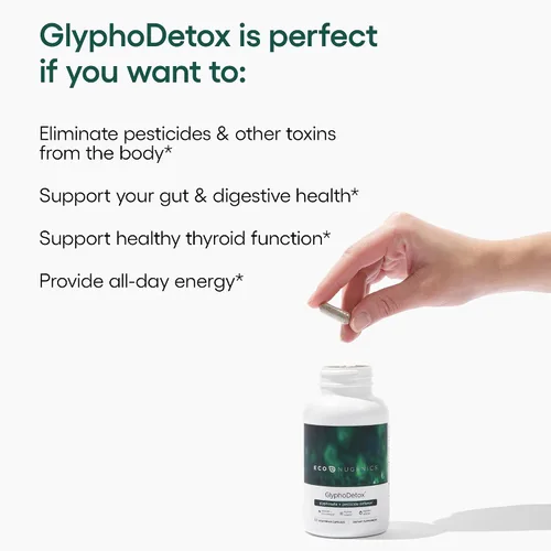 Miniatura 5 de EcoNugenics Suplemento GlyphoDetox – Limpieza desintoxicante para eliminar de forma segura los pesticidas de glifosato y las toxinas agrícolas