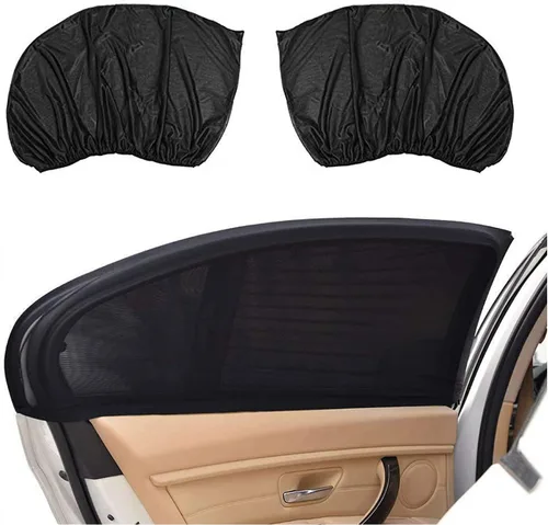 Miniatura 2 de Parasol universal para ventana lateral de coche, 2 unidades, cubierta de parasol para ventana delantera de automóvil (49.2 x 20.5 in)
