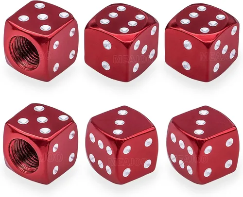 Miniatura 45 de 8 piezas de tapas de vástago de válvula de neumático, tapas de válvula de neumático de acero inoxidable, tapas de válvula de rueda para autos