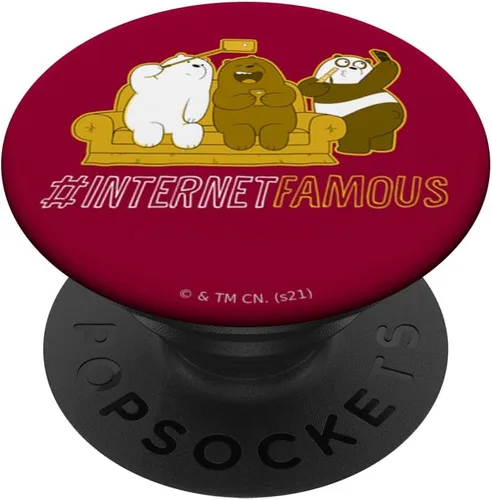 Miniatura 6 de We Bare Bears Grizz Panda Ice Bear Internet Famous PopSockets MagSafe PopGrip para iPhone