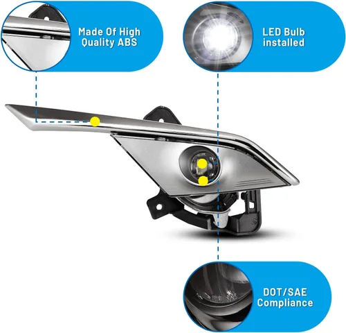 Miniatura 4 de Luces antiniebla compatibles con CX-3 2016 2017 2018 2019 cx3 Driver Passenger Reemplazo Lámparas Asamblea