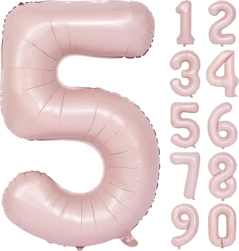 Miniatura 131 de Globos de helio de 40 pulgadas con dígitos dorados para fiesta de cumpleaños., Número 0, 40 pulgadas, número 0 oro 7