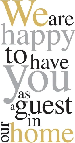 Miniatura 4 de Ideal Home Range Juego de 2 servilletas de papel de 3 capas Happy To Have You, 16 unidades, color dorado y plateado