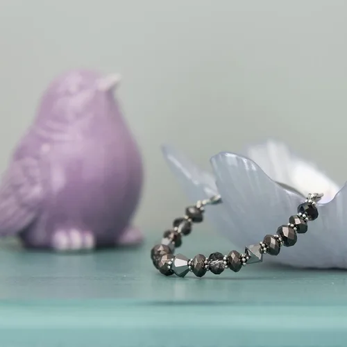 Miniatura 54 de Pulsera elástica de alerta médica, pulsera de identificación médica de repuesto intercambiable, etiqueta de identificación no incluida, cristales