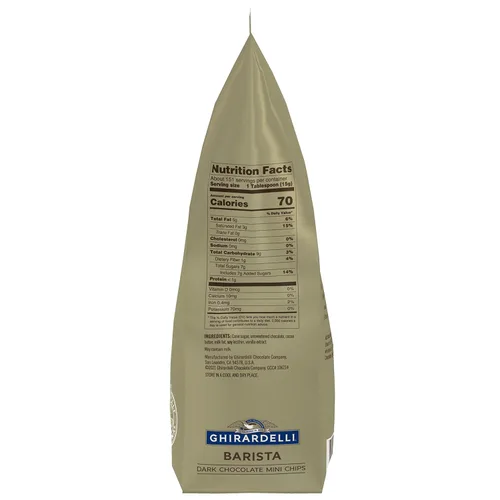 Miniatura 2 de Ghirardelli Chocolate Company - Mini chips barista de chocolate oscuro, 10,000 por libra, bolsa de 5 libras (paquete de 1)