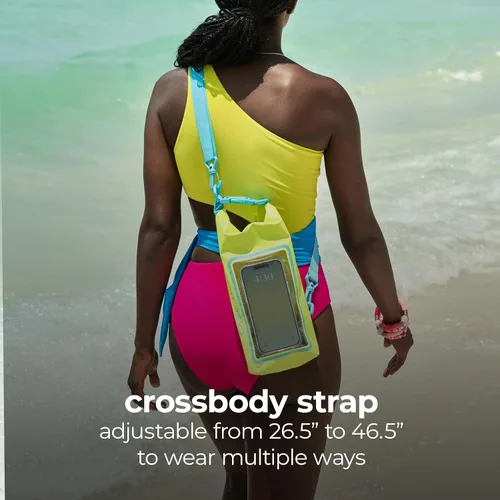 Miniatura 3 de Case-Mate Citrus Splash Mini IP68 - Bolsa de cubo impermeable con tapa enrollable de 2 litros con bolsa impermeable para natación, kayak
