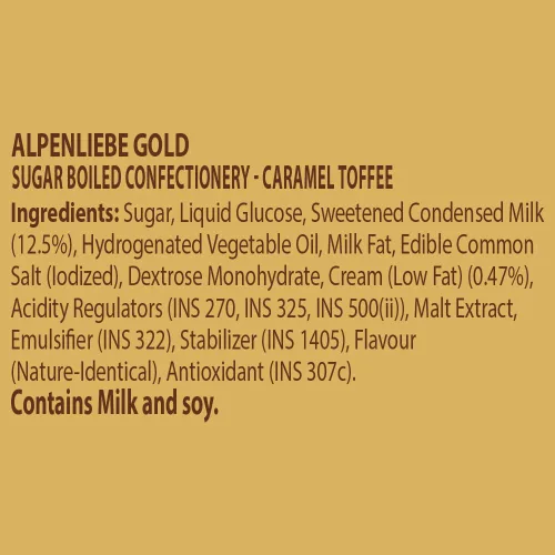 Miniatura 3 de Alpenliebe Caramelo Lechoso Rico (46 Toffee's )
