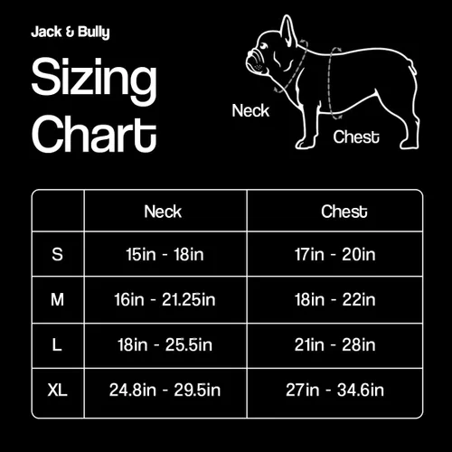 Miniatura 6 de Jack & Bully Arnés para perro, chaleco sin tirones, de neopreno ajustable, suave con malla transpirable, para todo tipo de clima, bulldog francés