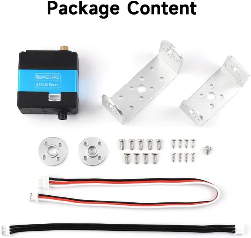 Miniatura 2 de Waveshare Servos de bus serie de voltaje de amplio rango de 55.1 lbs.Cm, alta precisión y par grande, con codificador magnético programable de 360