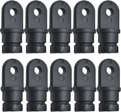 Miniatura 10 de MARINE CITY Black Nylon Bimini Top Eye End Cap, Round Inside Eye End, Lightweight, Outer Diameter, Ideal for Marine, Boats, Yachts, Ships, and