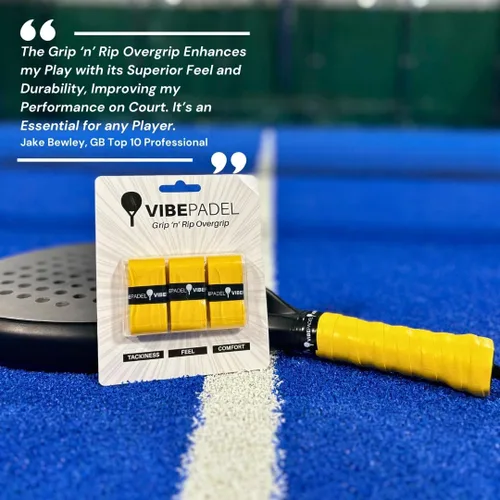 Miniatura 7 de Agarre de pádel para una sensación pegajosa Grip 'n' Rip Padel Overgrip Cinta de agarre para raqueta de pádel Cinta de agarre para raqueta