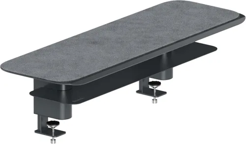 Branch Soporte para monitor, elegante y duradero, soporte de acero con recubrimiento en polvo con forro de fieltro suave, pequeño elevador de