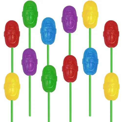 Miniatura 4 de Surtido de paletas sin azúcar, sin azúcar, sabor afrutado de caramelo duro, certificado Kosher Parve, envueltas individualmente (5 libras a granel)