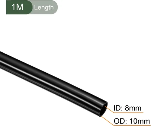 Miniatura 2 de YOKIVE Tubo de silicona, transferencia de agua, ideal para bomba (negro, 0.315 x 0.394 in IDxOD, 3.3 ft)