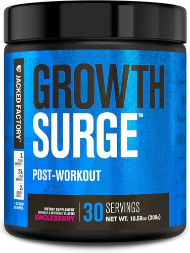 Miniatura 12 de Jacked Factory Growth Surge Creatine Post Workout con L-Carnitina - Creador muscular diario y suplemento de recuperación con monohidrato