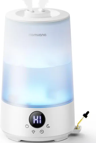Homvana Humidificadores de niebla fría de 3.6 L para dormitorio, habitación grande, hogar, casa entera, oficina, sala de estar, llenado superior 34