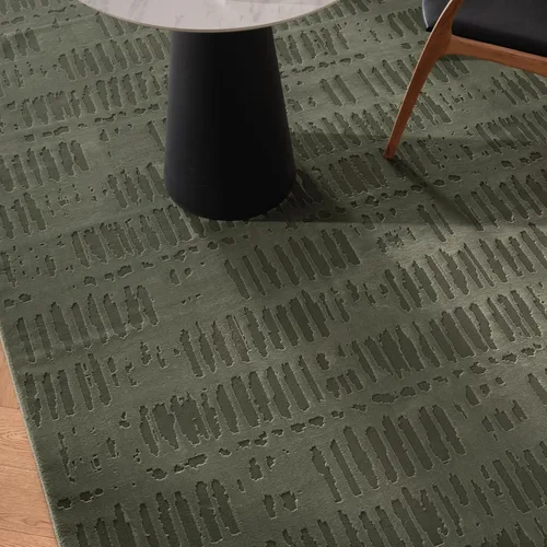 Miniatura 10 de Revival Rugs Alfombra Shell de 4 x 6 pies para cocina, dormitorio, comedor, lavable, 100% reciclada, certificado Oeko-TEX, moderna, pelo mediano