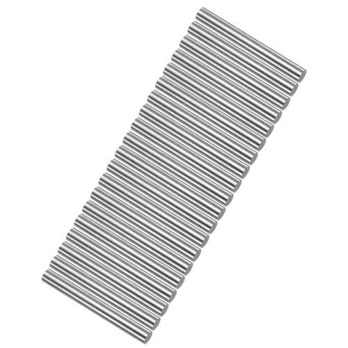 Miniatura 6 de uxcell 20 varillas redondas de metal de acero, 0.047 in x 3.937 in de acero de alta velocidad (HSS) herramienta de stock, para engranajes de eje