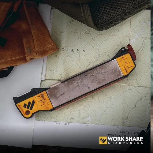 Miniatura 7 de Work Sharp Afilador de Campo Guiado, Herramienta Compacta de Afilado de Cuchillos de Caza para Viajes