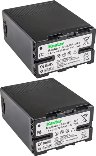 Miniatura 6 de Kastar Paquete de 1 batería de repuesto BP-U98 para Sony BP-U30, BP-U35, BP-U60, BP-U68, BP-U70, BP-U90, BP-U98, Sony PMW-EX260, PMW-EX280, PMW-F3