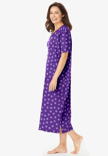 Miniatura 3 de Dreams & Co. Camisa de dormir larga con estampado de talla grande