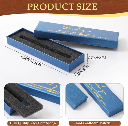 Miniatura 2 de Fulmoon 24 cajas inspiradoras para bolígrafos para el Día del Padre, cajas vacías para bolígrafos de agradecimiento para exhibir joyas, estuches